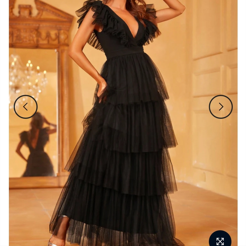 ✨Faeriesty Black Ball Gown size Large